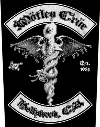 MÖTLEY CRÜE: Hollywood (hátfelvarró / backpatch)