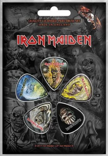 IRON MAIDEN: Eddie Faces (5 db pengető, 1 mm vastag)