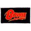 DAVID BOWIE: Bowie Logo (9,5 cm x 4,5 cm) (felvarró)