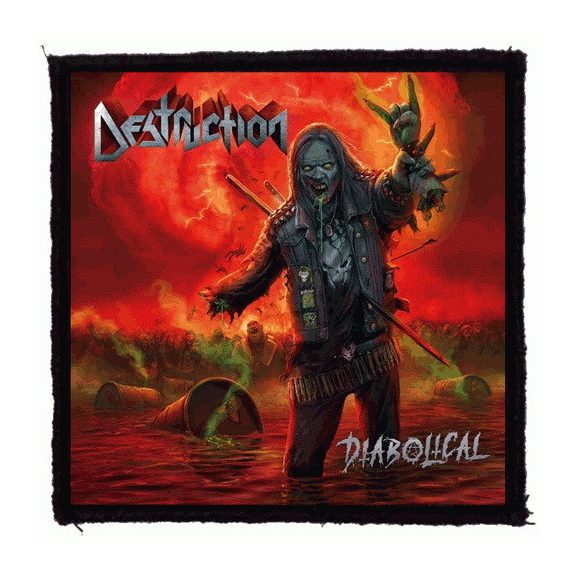 DESTRUCTION: Diabolical (9,5 cm x 9,5 cm) (felvarró) DESTRUCTION: Diabolical (9,5 cm x 9,5 cm) (felvarró)