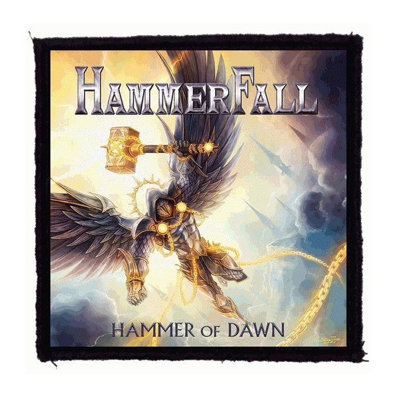 HAMMERFALL: Hammer Of Dawn (9,5 cm x 9,5 cm) HAMMERFALL: Hammer Of Dawn (9,5 cm x 9,5 cm)