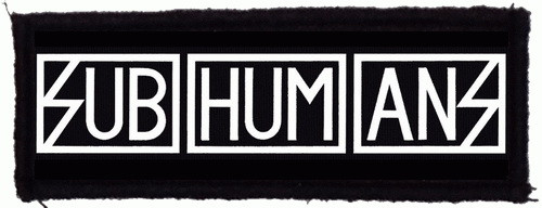 SUBHUMANS: Logo (12,5 cm x 4 cm)