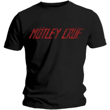 MÖTLEY CRÜE: Logo Distressed (póló)