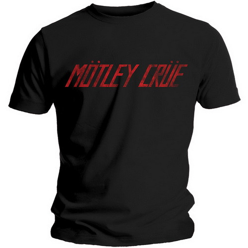 MÖTLEY CRÜE: Logo Distressed (póló)