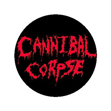 CANNIBAL CORPSE: Logo (nagy jelvény, 3,7 cm)