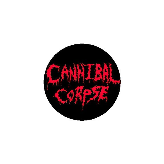 CANNIBAL CORPSE: Logo (nagy jelvény, 3,7 cm) CANNIBAL CORPSE: Logo (nagy jelvény, 3,7 cm)
