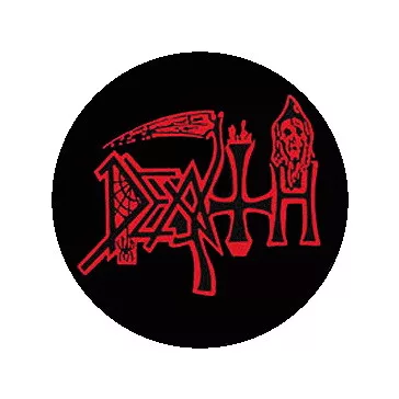DEATH: Logo (nagy jelvény, 3,7 cm)