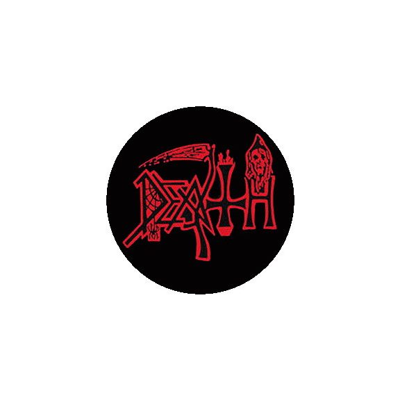 DEATH: Logo (nagy jelvény, 3,7 cm) DEATH: Logo (nagy jelvény, 3,7 cm)
