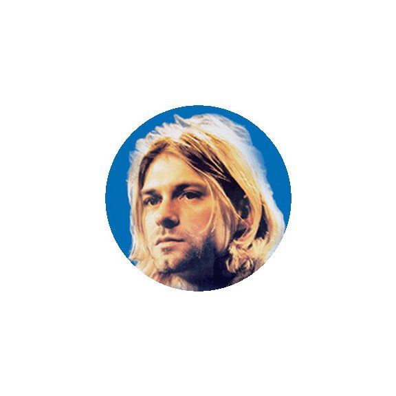 KURT COBAIN: Face (nagy jelvény, 3,7 cm) KURT COBAIN: Face (nagy jelvény, 3,7 cm)