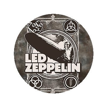 LED ZEPPELIN: Poster (nagy jelvény, 3,7 cm)