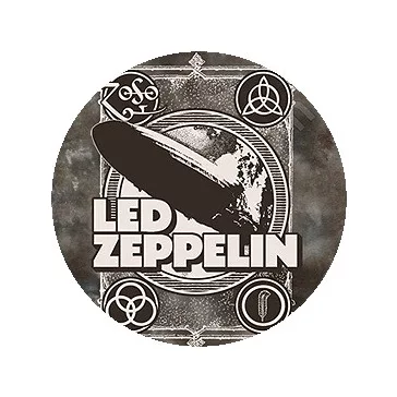LED ZEPPELIN: Poster (nagy jelvény, 3,7 cm)