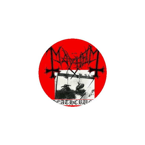 MAYHEM: Deathcrush (nagy jelvény, 3,7 cm) MAYHEM: Deathcrush (nagy jelvény, 3,7 cm)