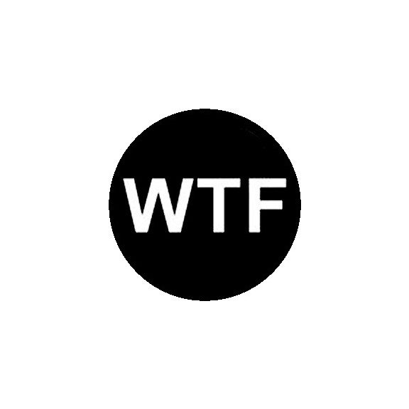 WTF (nagy jelvény, 3,7 cm) WTF (nagy jelvény, 3,7 cm)