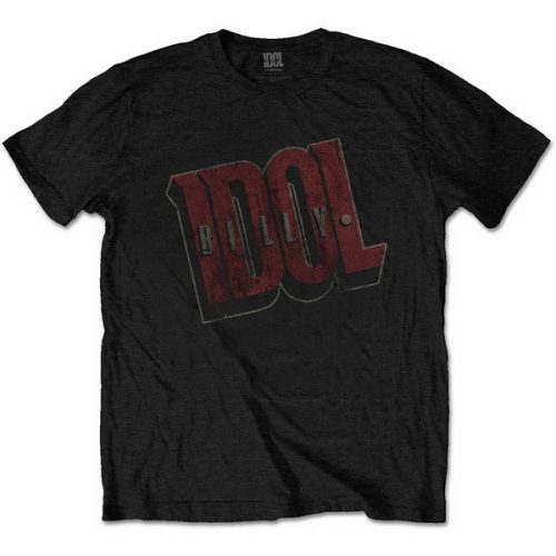 BILLY IDOL: Logo Vintage (póló)