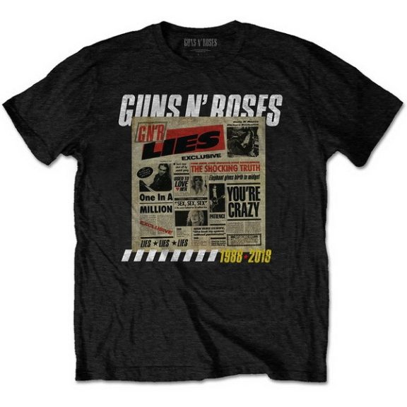 GUNS N' ROSES: Lies Track List (póló) GUNS N' ROSES: Lies Track List (póló)