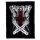 BULLET FOR MY VALENTINE: Cross Guns (9 cm x 12 cm) (felvarró)