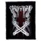 BULLET FOR MY VALENTINE: Cross Guns (9 cm x 12 cm) (felvarró)