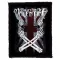 BULLET FOR MY VALENTINE: Cross Guns (9 cm x 12 cm) (felvarró)