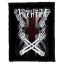 BULLET FOR MY VALENTINE: Cross Guns (9 cm x 12 cm) (felvarró)
