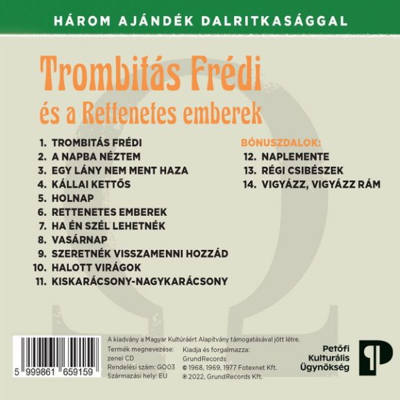 OMEGA: Trombitás Frédi és a rettenetes emberek(CD, +3 bónusz, 2022) OMEGA: Trombitás Frédi és a rettenetes emberek(CD, +3 bónusz, 2022)