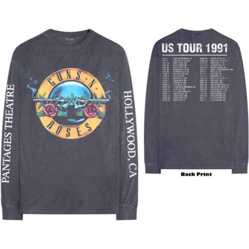 GUNS N' ROSES: Hollywood Longsleeve (grey) (hosszúujjú póló)