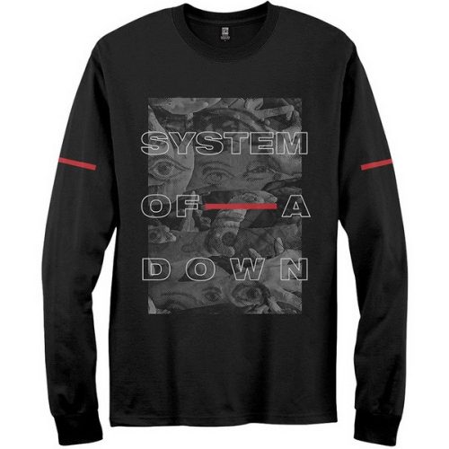 SYSTEM OF A DOWN: Eye Collage Longsleeve (hosszúujjú póló)