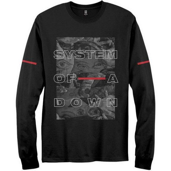 SYSTEM OF A DOWN: Eye Collage Longsleeve (hosszúujjú póló) SYSTEM OF A DOWN: Eye Collage Longsleeve (hosszúujjú póló)
