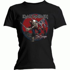 IRON MAIDEN: Trooper Red Sky (női póló)