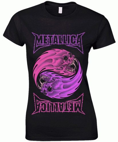 METALLICA: Yin Yang Purple (női póló)