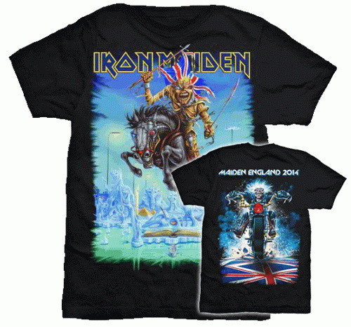 IRON MAIDEN: Tour Trooper (back print) (póló)