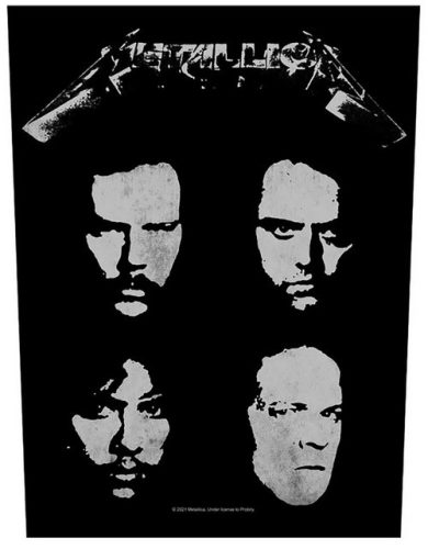 METALLICA: Black Album (hátfelvarró / backpatch)