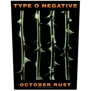 TYPE O NEGATIVE: October Rust (hátfelvarró / backpatch)