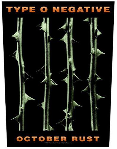 TYPE O NEGATIVE: October Rust (hátfelvarró / backpatch)
