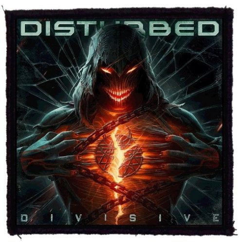 DISTURBED: Divisive (9,5 cm x 9,5 cm) (felvarró)