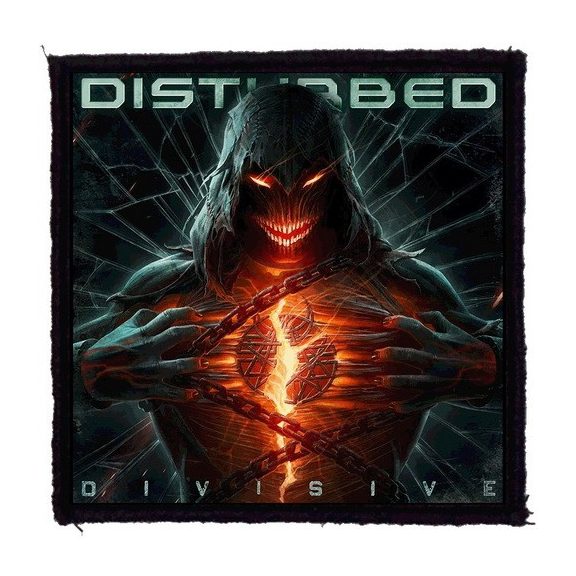DISTURBED: Divisive (9,5 cm x 9,5 cm) (felvarró) DISTURBED: Divisive (9,5 cm x 9,5 cm) (felvarró)