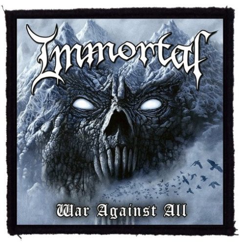 IMMORTAL: War Against All (9,5 cm x 9,5 cm) (felvarró)