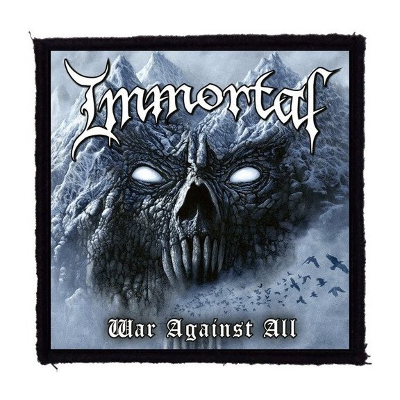 IMMORTAL: War Against All (9,5 cm x 9,5 cm) (felvarró) IMMORTAL: War Against All (9,5 cm x 9,5 cm) (felvarró)