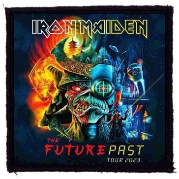   IRON MAIDEN: Future Past Tour 2023 (9,5 cm x 9,5 cm) (felvarró)