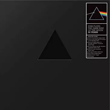   PINK FLOYD: Dark Side Of The Moon 50th Anniversary (2LP+2CD+2Blu-ray+DVD, 160 pgs book, 76 page songbook)