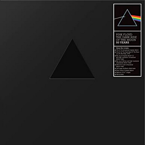 PINK FLOYD: Dark Side Of The Moon 50th Anniversary (2LP+2CD+2Blu-ray+DVD, 160 pgs book, 76 page songbook)