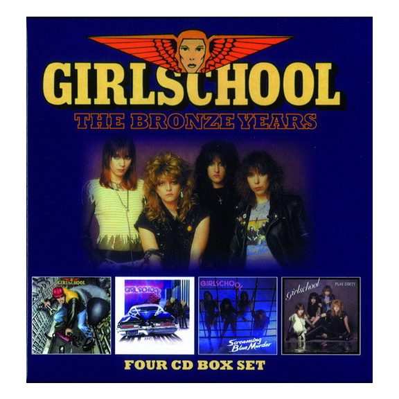 GIRLSCHOOL: Bronze Years (4CD) GIRLSCHOOL: Bronze Years (4CD)