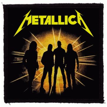 METALLICA: 72 Strobes Band (9,5 cm x 9,5 cm) (felvarró)