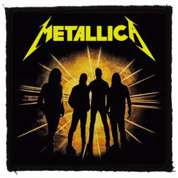 METALLICA: 72 Strobes Band (9,5 cm x 9,5 cm) (felvarró)