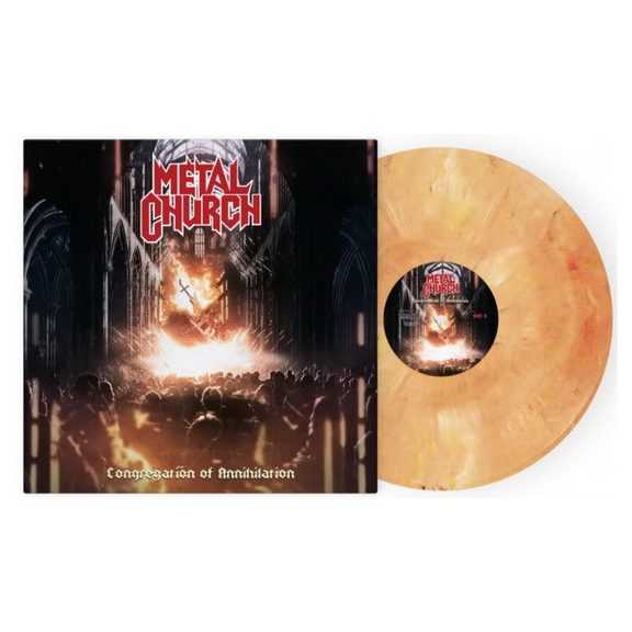 METAL CHURCH: Congregation Of Annihilation (LP, orange marbled) METAL CHURCH: Congregation Of Annihilation (LP, orange marbled)