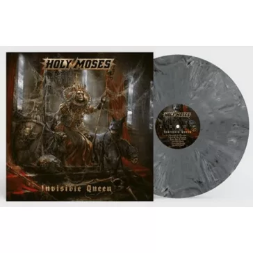 HOLY MOSES: Invisible Queen (LP, white black marbled)