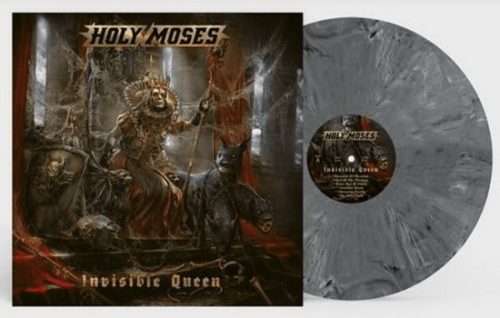 HOLY MOSES: Invisible Queen (LP, white black marbled)