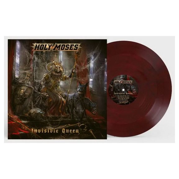 HOLY MOSES: Invisible Queen (LP, red transparent) HOLY MOSES: Invisible Queen (LP, red transparent)