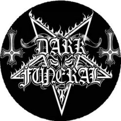 DARK FUNERAL: Logo (nagy jelvény, 3,7 cm) 