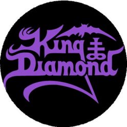 KING DIAMOND: Logo (nagy jelvény, 3,7 cm) 
