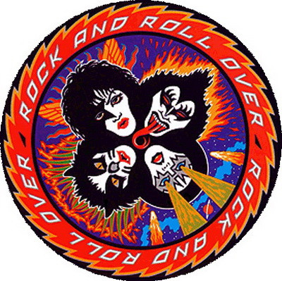 KISS: Rock And Roll Over (nagy jelvény, 3,7 cm) 